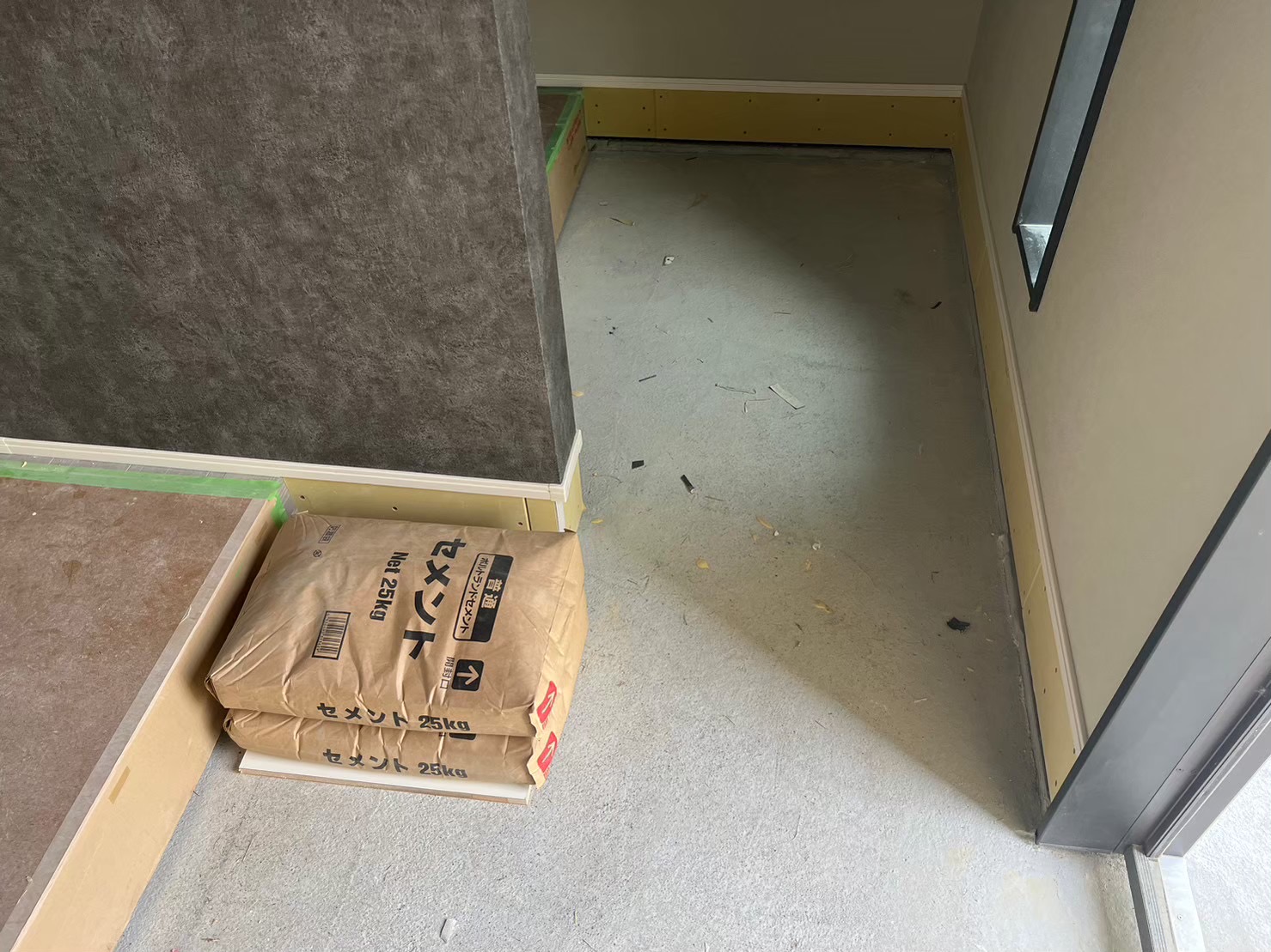 施工前の壁面状態